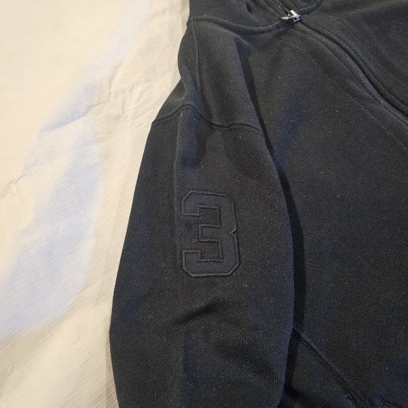 Ralph Lauren Sport black cotton zip cardigan sz M XL - Picture 10 of 15